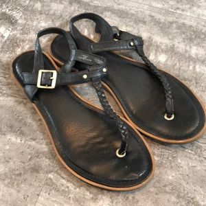 Sperry T strap leather sandals 8.5